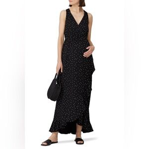 RUFFLED MATERNITY DRESS Polkadot